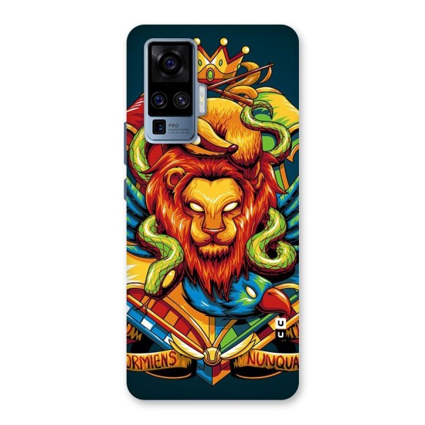 Animal Art Back Case for Vivo X50 Pro