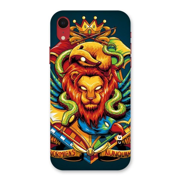 Animal Art Back Case for iPhone XR