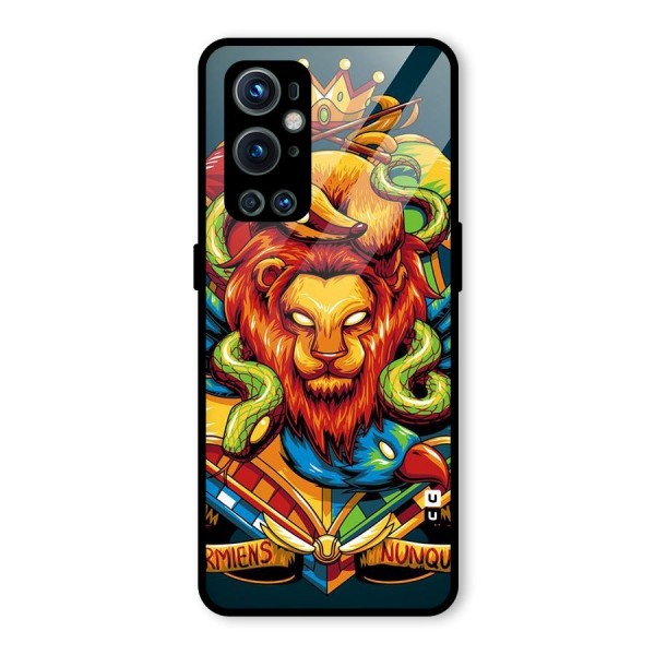 Animal Art Glass Back Case for OnePlus 9 Pro