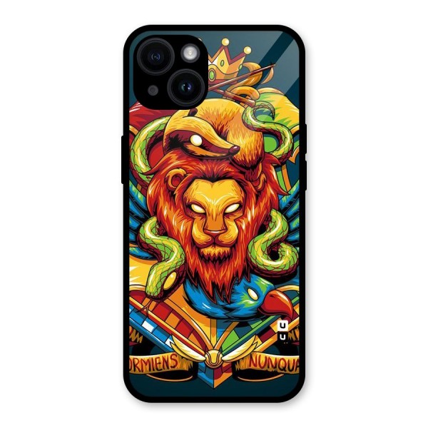 Animal Art Glass Back Case for iPhone 14