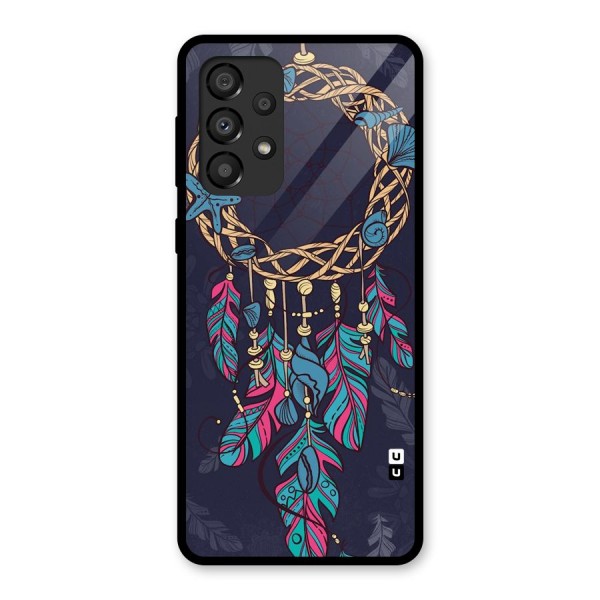 Animated Dream Catcher Glass Back Case for Galaxy A33 5G