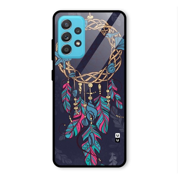 Animated Dream Catcher Glass Back Case for Galaxy A52s 5G