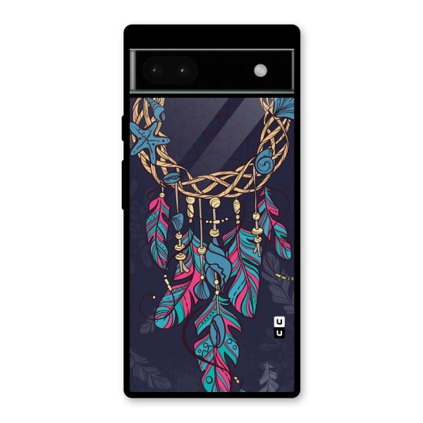 Animated Dream Catcher Glass Back Case for Google Pixel 6a