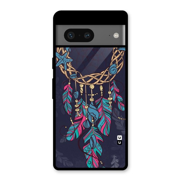 Animated Dream Catcher Glass Back Case for Google Pixel 7