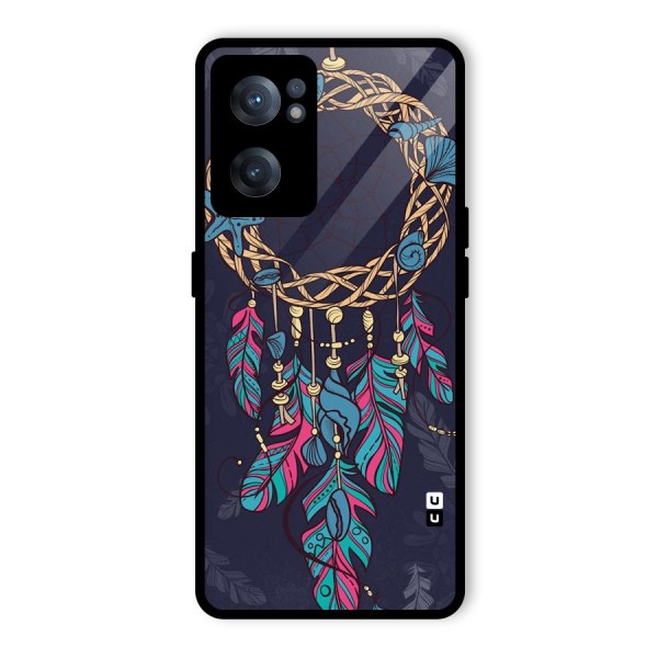 Animated Dream Catcher Glass Back Case for OnePlus Nord CE 2 5G
