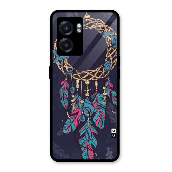 Animated Dream Catcher Glass Back Case for Oppo K10 (5G)