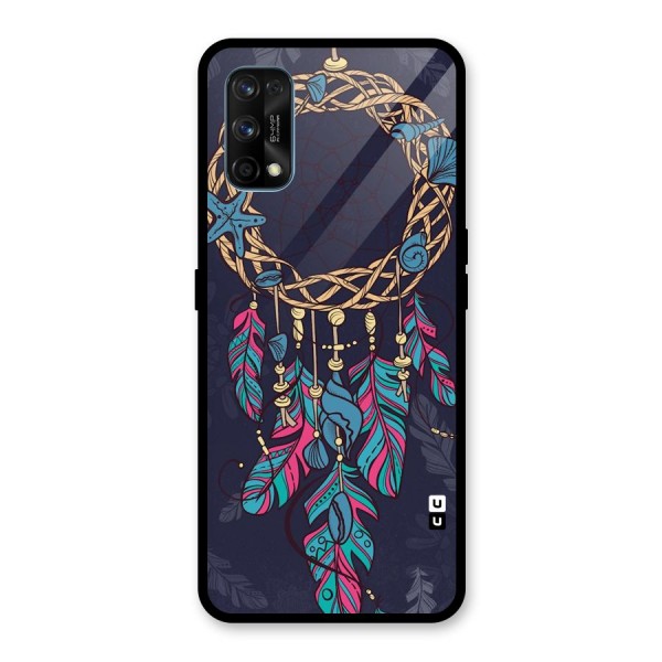 Animated Dream Catcher Glass Back Case for Realme 7 Pro