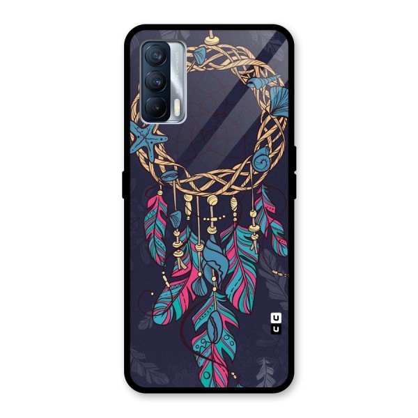 Animated Dream Catcher Glass Back Case for Realme X7