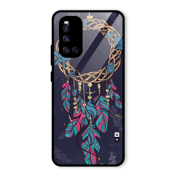 Animated Dream Catcher Glass Back Case for Vivo V19