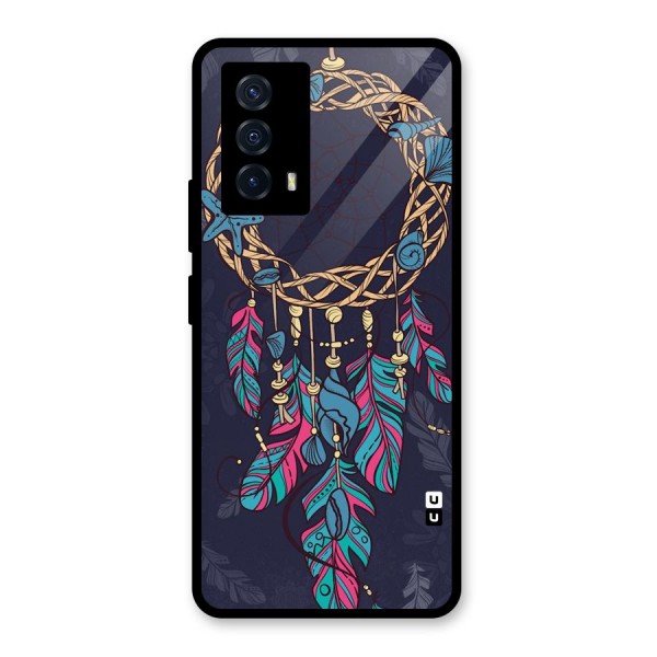 Animated Dream Catcher Glass Back Case for Vivo iQOO Z5