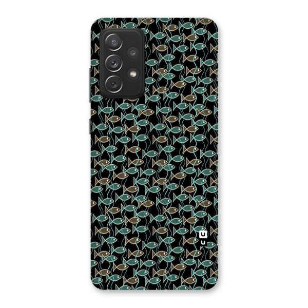 Animated Fishes Art Pattern Back Case for Galaxy A72