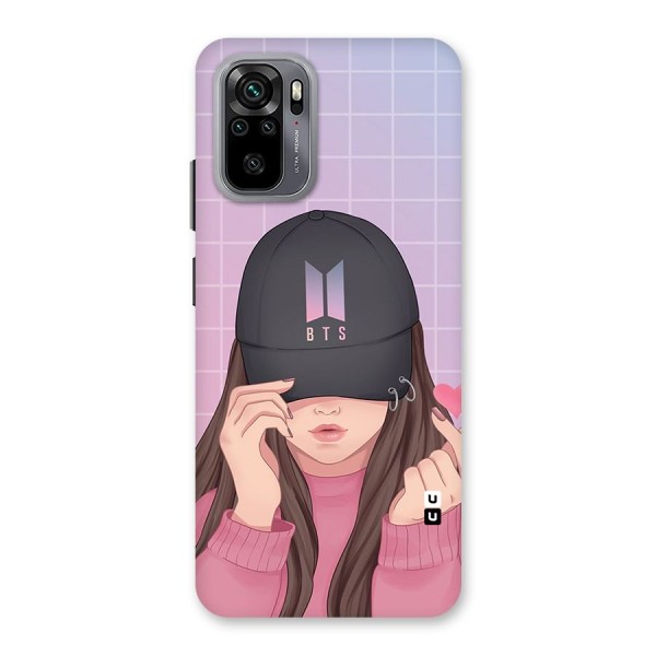 Anime Beautiful BTS Girl Back Case for Redmi Note 10