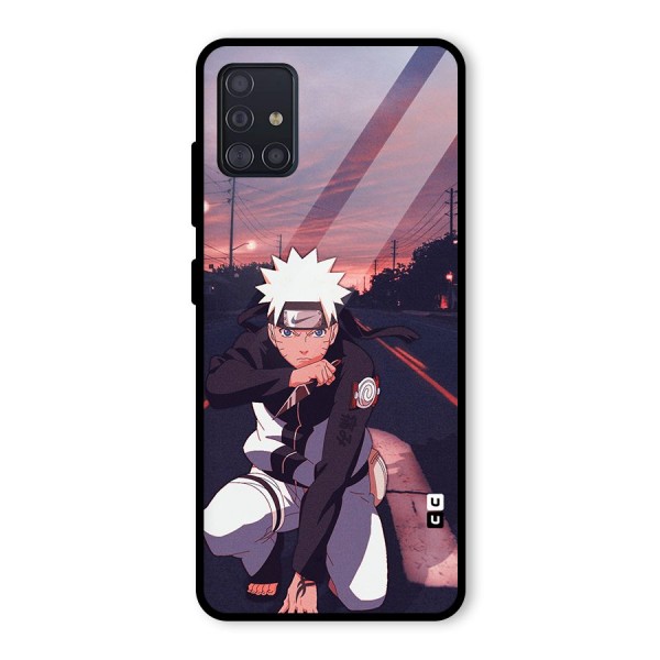 Anime Naruto Aesthetic Glass Back Case for Galaxy A51