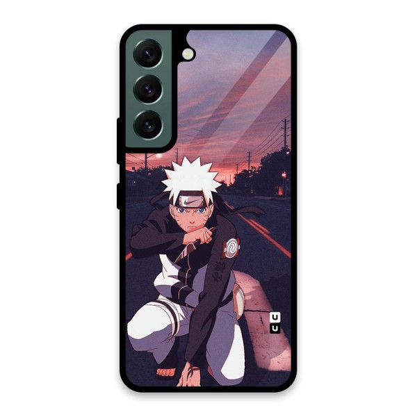 Anime Naruto Aesthetic Glass Back Case for Galaxy S22 5G