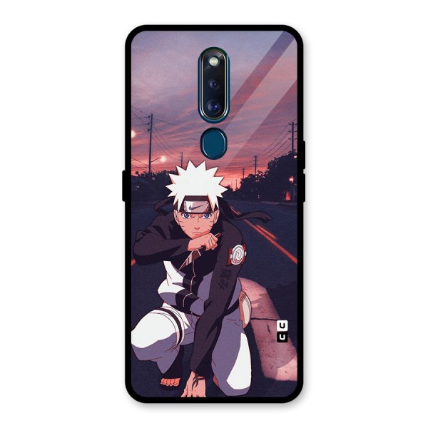 Anime Naruto Aesthetic Glass Back Case for Oppo F11 Pro