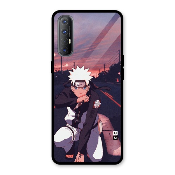 Anime Naruto Aesthetic Glass Back Case for Oppo Reno3 Pro