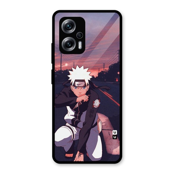 Anime Naruto Aesthetic Glass Back Case for Redmi K50i