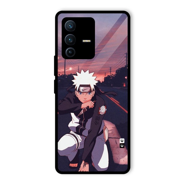 Anime Naruto Aesthetic Glass Back Case for Vivo V23 Pro