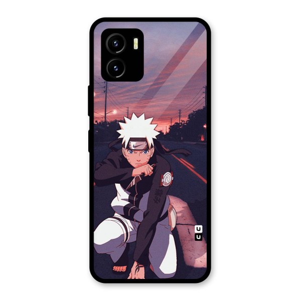 Anime Naruto Aesthetic Glass Back Case for Vivo Y15s