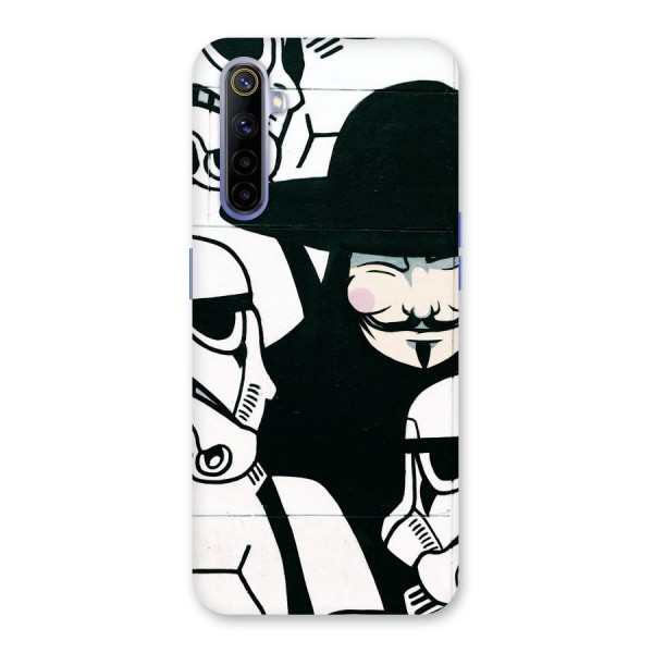 Anonymous Hat Back Case for Realme 6i