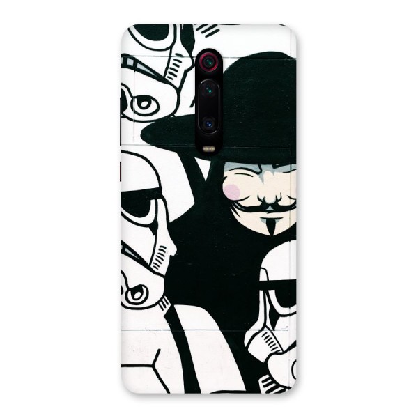 Anonymous Hat Back Case for Redmi K20 Pro