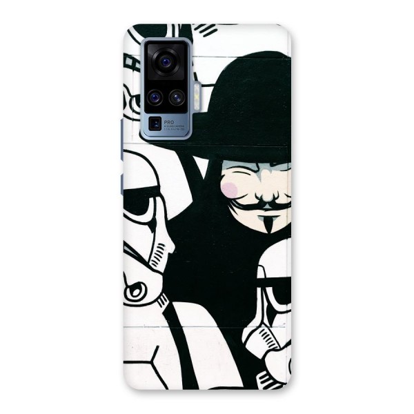 Anonymous Hat Back Case for Vivo X50 Pro