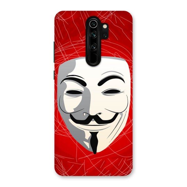 Anonymous Mask Abstract  Back Case for Redmi Note 8 Pro