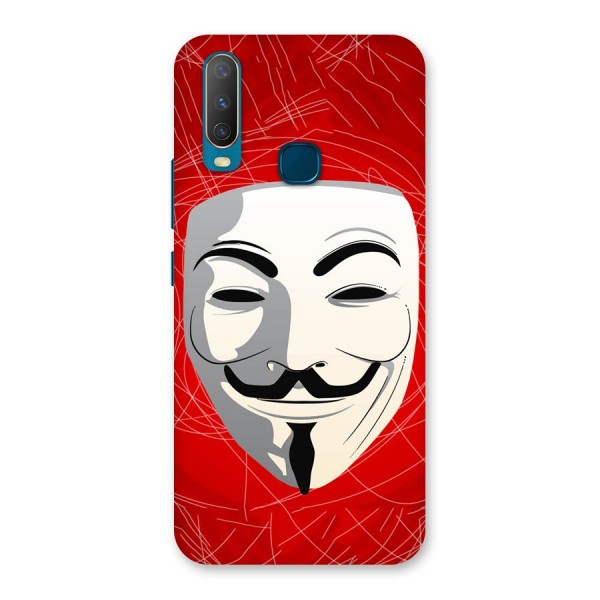 Anonymous Mask Abstract  Back Case for Vivo Y12