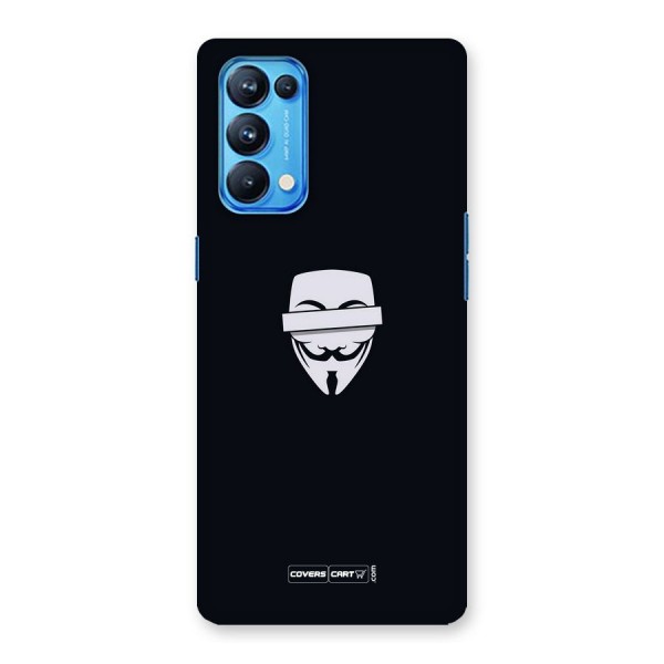 Anonymous Mask Back Case for Oppo Reno5 Pro 5G