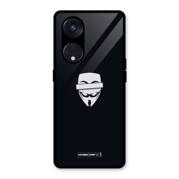 Anonymous Mask Glass Back Case for Reno8 T 5G