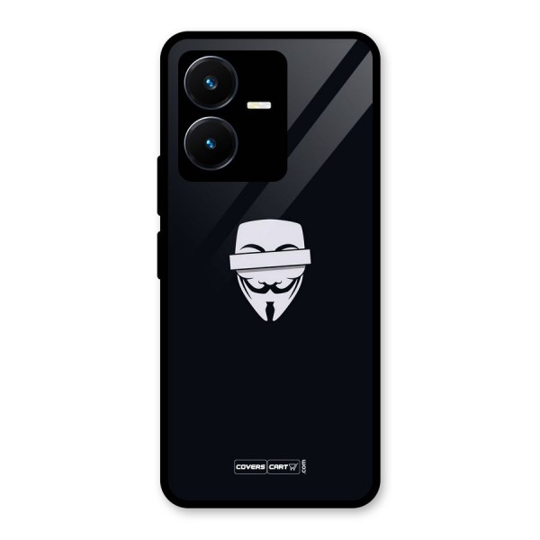 Anonymous Mask Glass Back Case for Vivo Y22