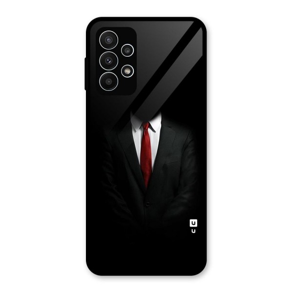 Anonymous Suit Glass Back Case for Galaxy A23