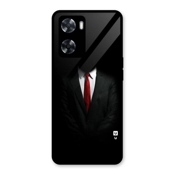 Anonymous Suit Glass Back Case for Oppo A57 2022