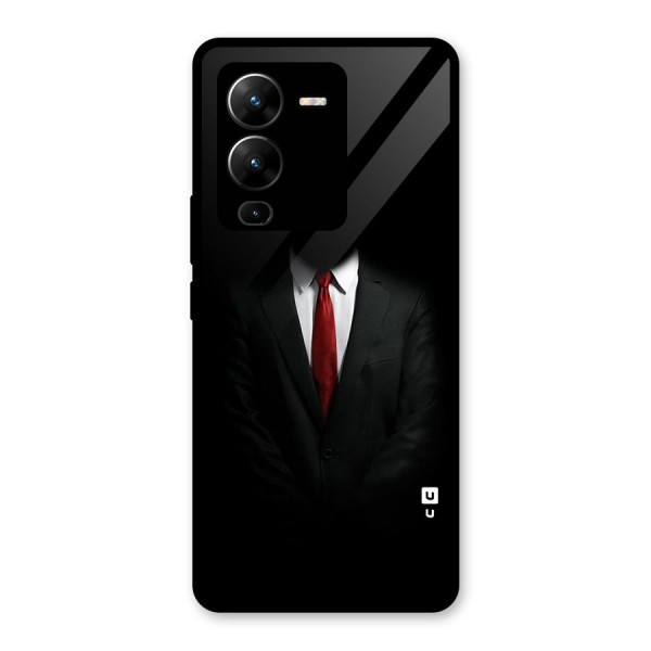 Anonymous Suit Glass Back Case for Vivo V25 Pro