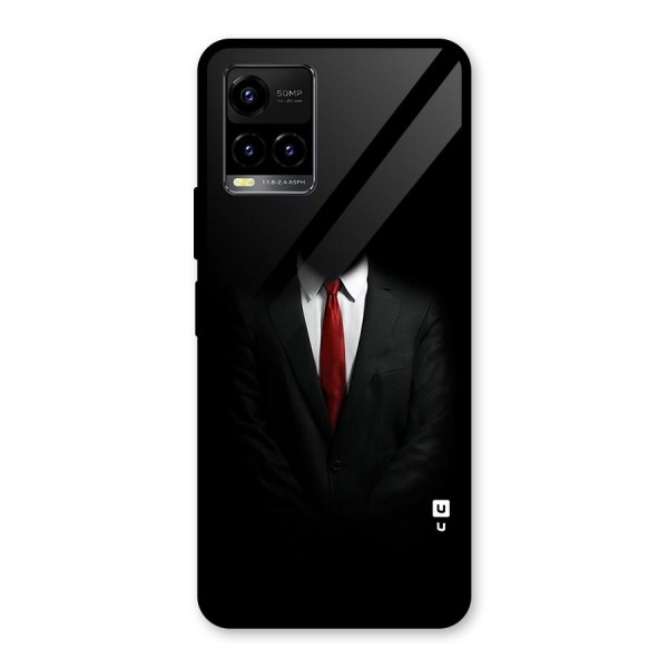 Anonymous Suit Glass Back Case for Vivo Y33s