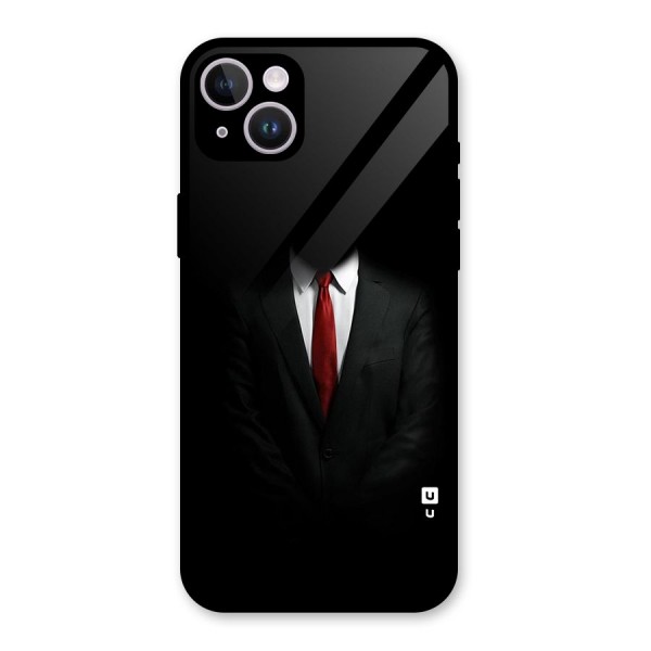 Anonymous Suit Glass Back Case for iPhone 14 Plus