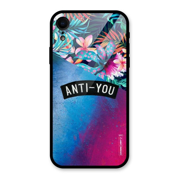 Anti You Glass Back Case for XR