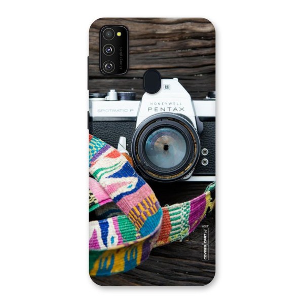 Antique Camera Back Case for Galaxy M21