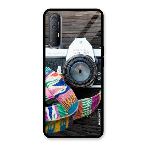 Antique Camera Glass Back Case for Oppo Reno3 Pro