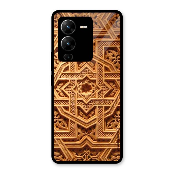 Archaic Wall Glass Back Case for Vivo V25 Pro