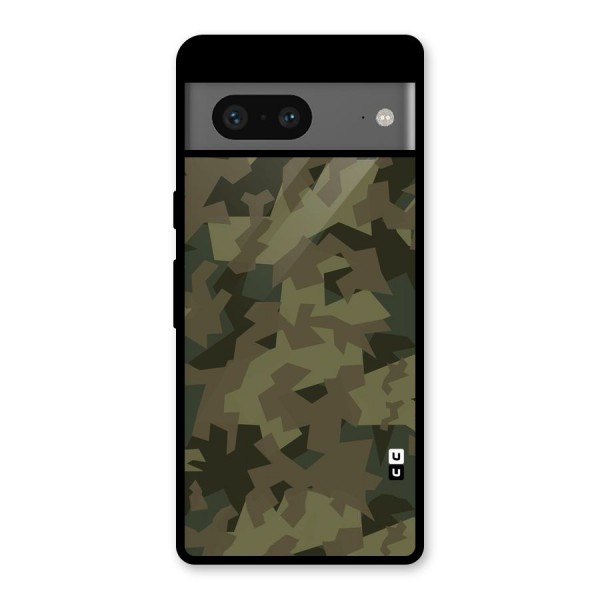 Army Abstract Glass Back Case for Google Pixel 7