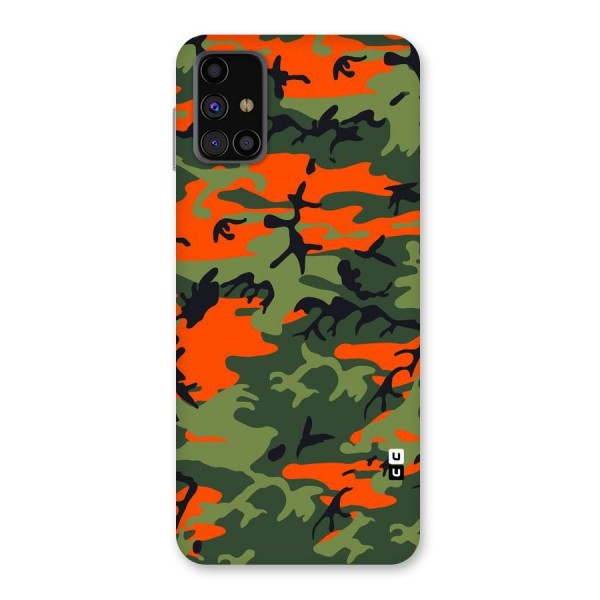 Army Pattern Back Case for Galaxy M31s