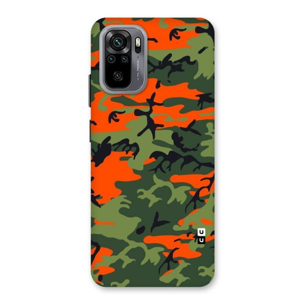 Army Pattern Back Case for Redmi Note 10