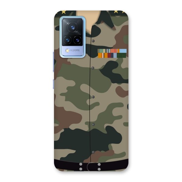 Army Uniform Back Case for Vivo V21 5G