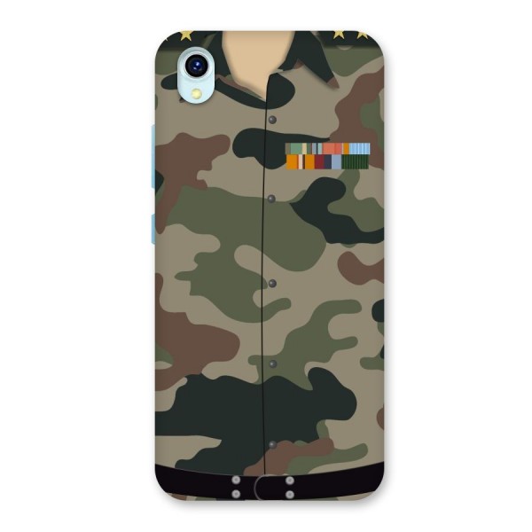 Army Uniform Back Case for Vivo Y1s