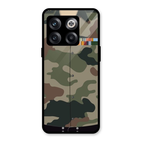 Army Uniform Glass Back Case for OnePlus 10T