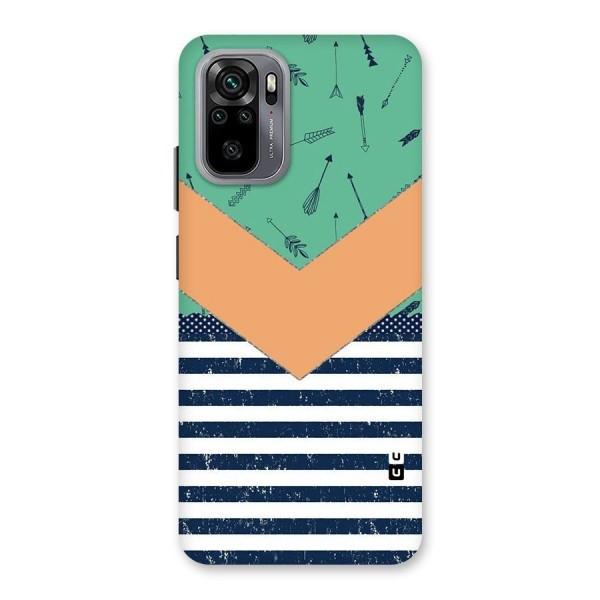 Arrows and Stripes Back Case for Redmi Note 10