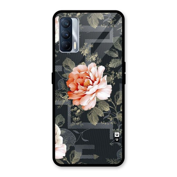 Art And Floral Glass Back Case for Realme X7