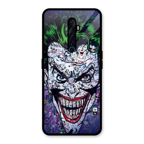 Art Face Glass Back Case for Oppo Reno2 Z