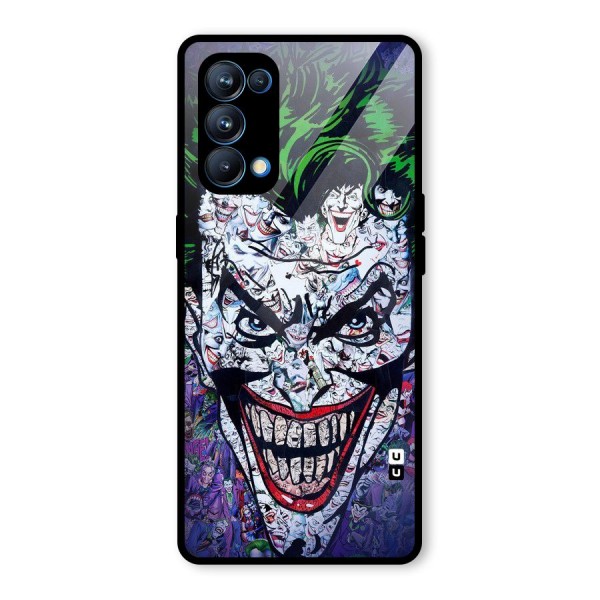 Art Face Glass Back Case for Oppo Reno5 Pro 5G